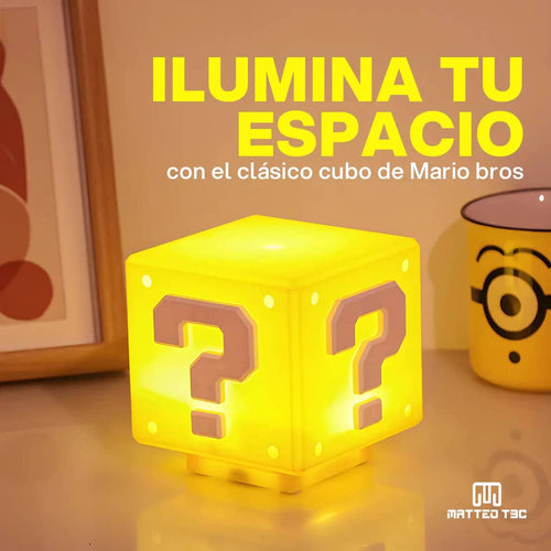 CUBO LÁMPARA MARIO BROS