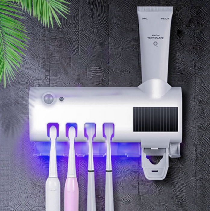 Porta cepillo esterilizador con uv